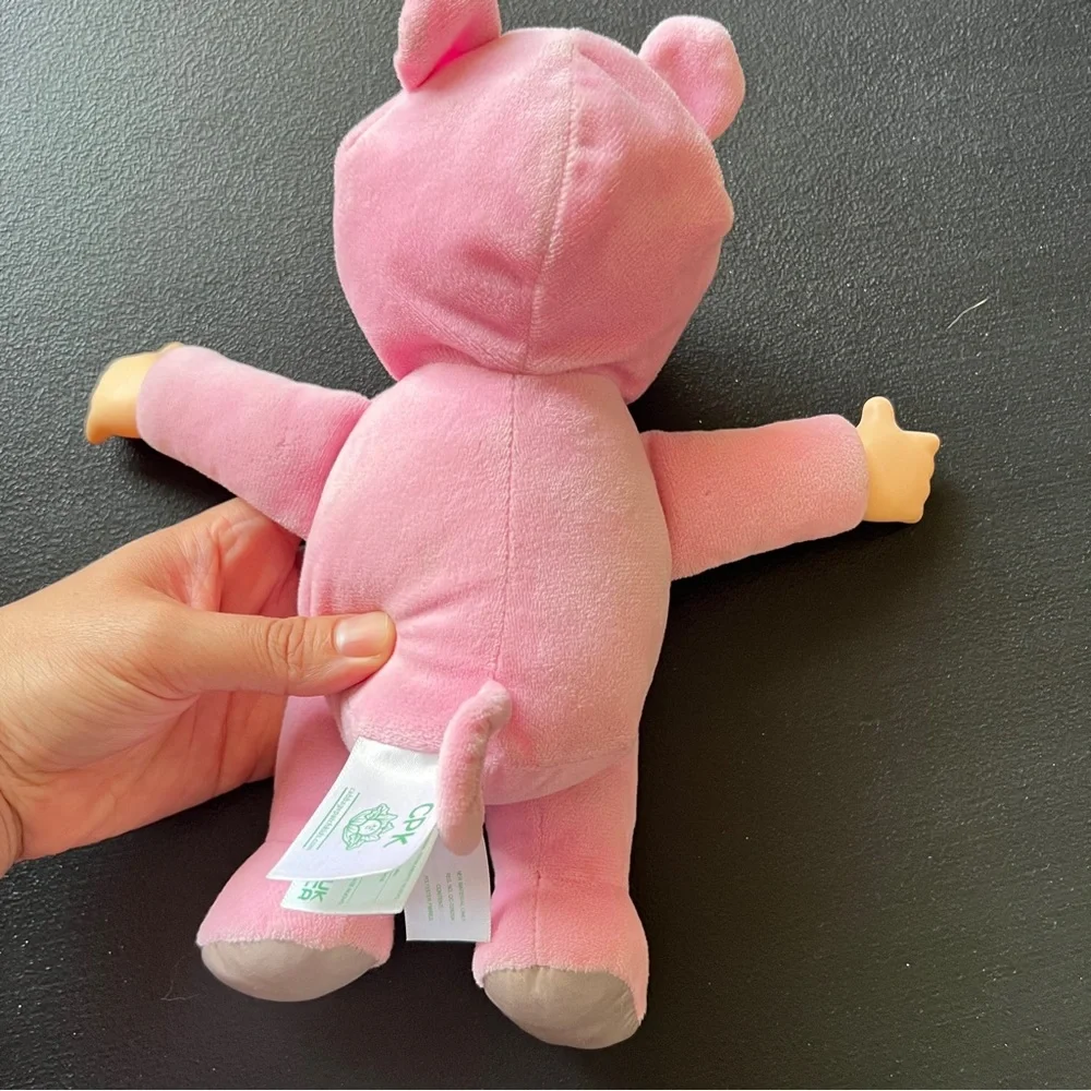Cabbage Patch Kids Cuties Penny The Pig Doll 9” Pink Costume CPK - Picture 4 of 12